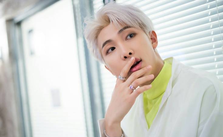 BTS: vem ver o RM de cabelo azul