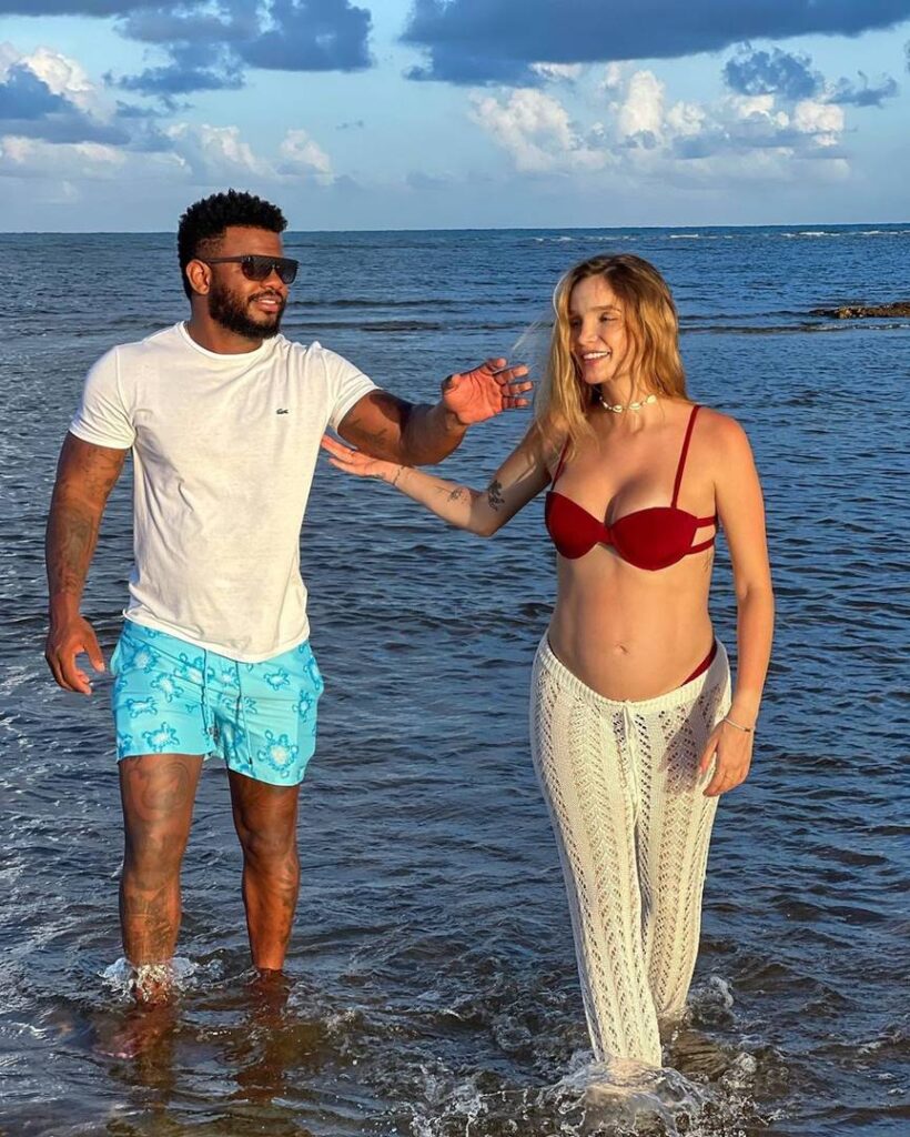 Anna Livya Padilha e o companheiro, o empresário Bruno Gomes