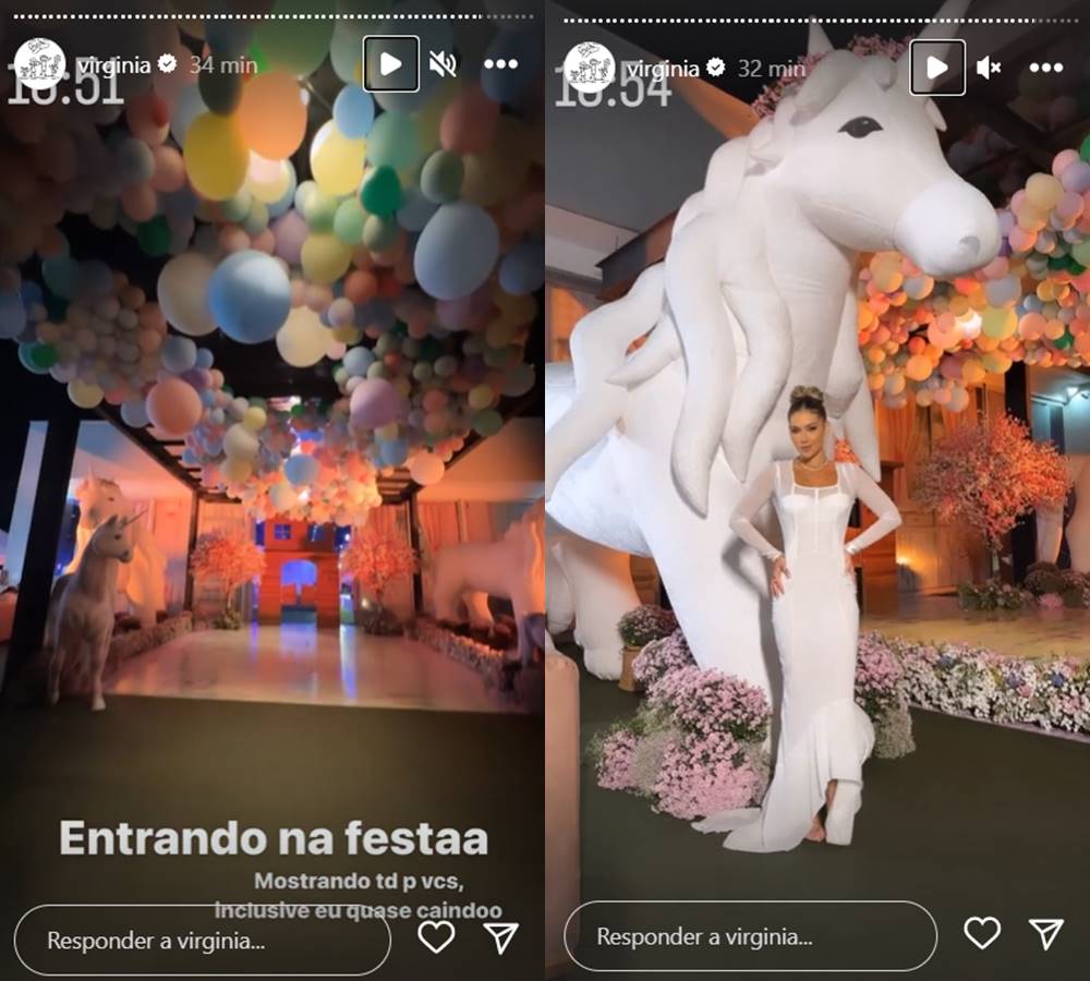 Virginia Fonseca faz festa luxuosa para os 2 anos de Maria Alice