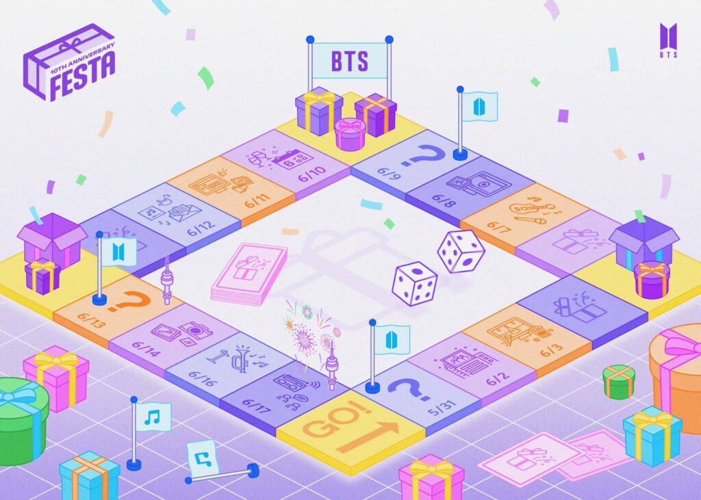 BTS FESTA comemora décimo aniversário do grupo