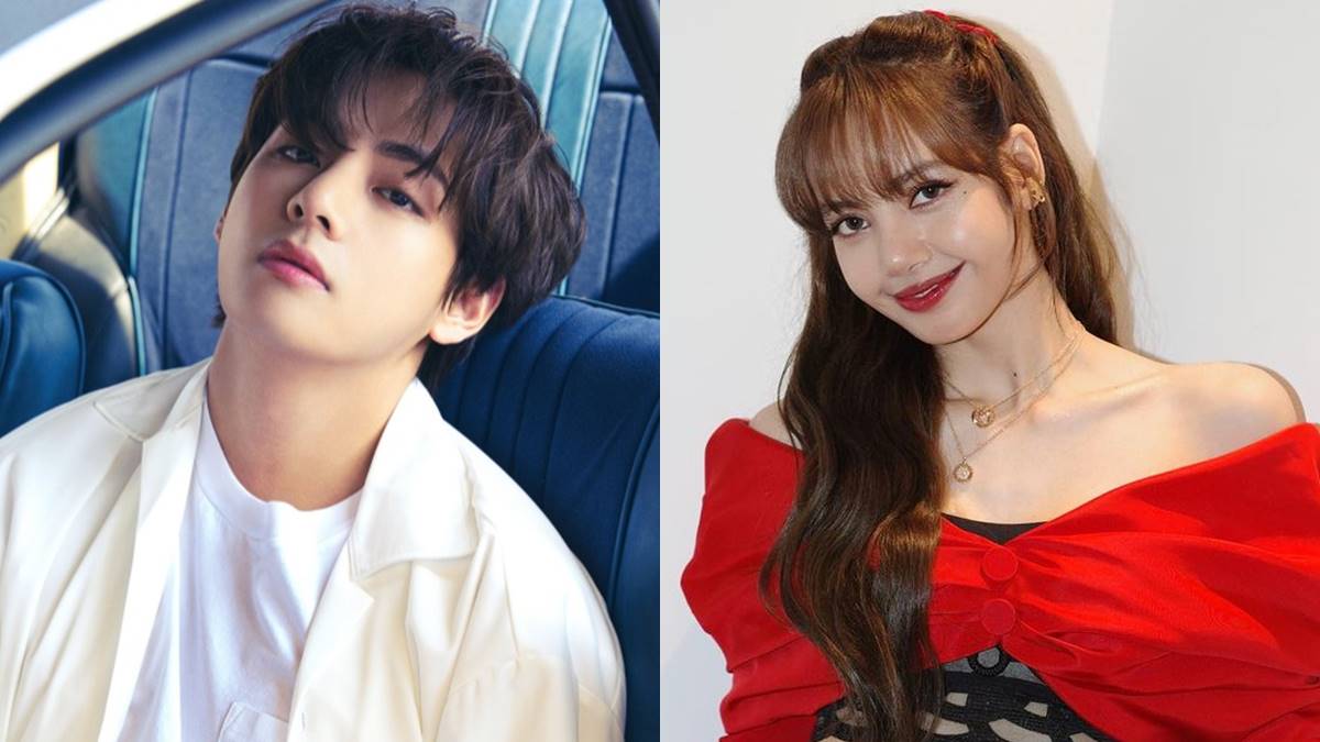 BTS e BLACKPINK: V e Lisa se encontram em aniversário e posam juntos para foto rara