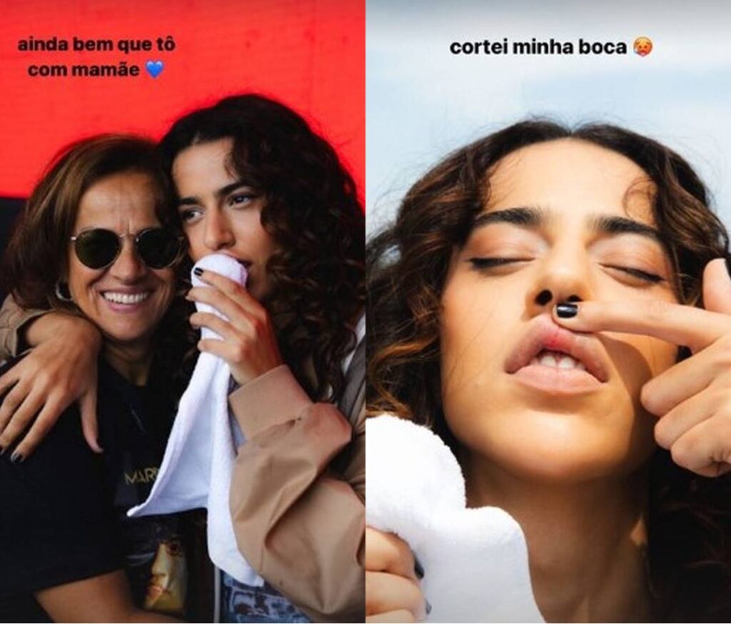 Marina Sena corta a boca antes de show no The Town