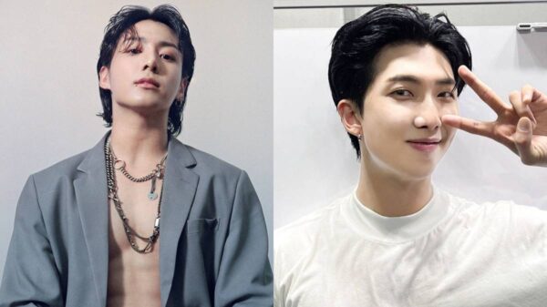 Jungkook e RM do BTS